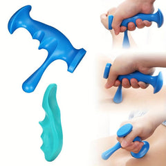 2pcs T-shaped Massager Thumb Finger Pressure Manual Massager Tools