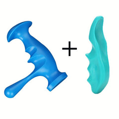 2pcs T-shaped Massager Thumb Finger Pressure Manual Massager Tools