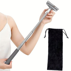 Oversized Back Scratcher Stainless Steel Telescoping Massage Tool