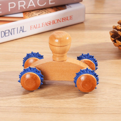 Wooden Roller Massager Soft Tissue for Muscle Relaxation Home Travel Use