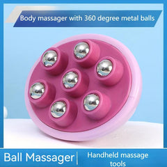 360 Metal Roller Ball Body Massager for Abdominal Hip Leg Arm Massage