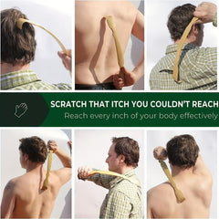 Bamboo Curved Long Handle Wooden Back Scratcher
