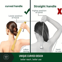 Bamboo Curved Long Handle Wooden Back Scratcher