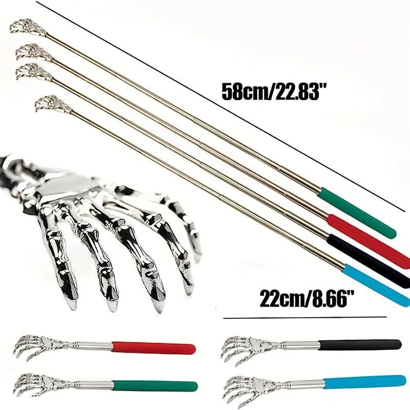 2 Pack Stainless Steel Back Scratcher Telescoping Massage Tool