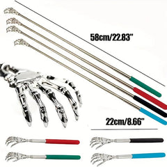 2 Pack Stainless Steel Back Scratcher Telescoping Massage Tool