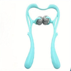 6 Rounds Cervical Spine Massager Clip - Manual Neck Waist Rotary Massage Tool