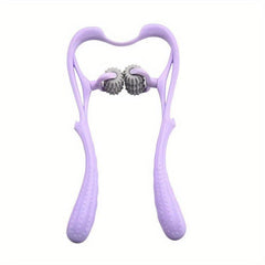 6 Rounds Cervical Spine Massager Clip - Manual Neck Waist Rotary Massage Tool