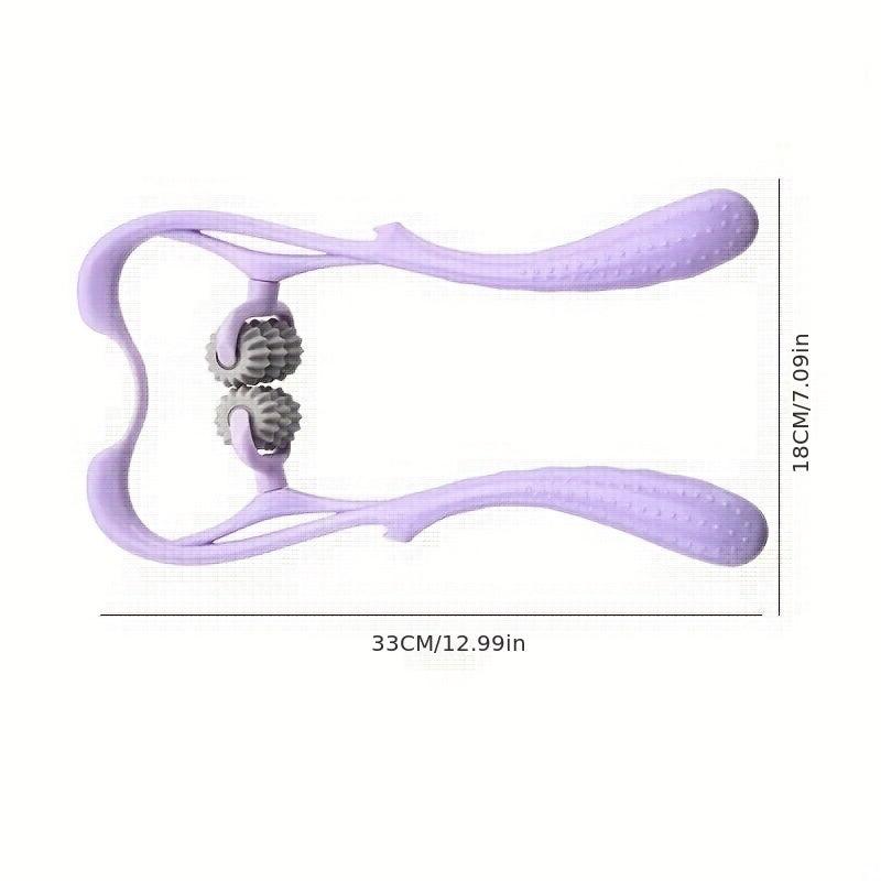 6 Rounds Cervical Spine Massager Clip - Manual Neck Waist Rotary Massage Tool