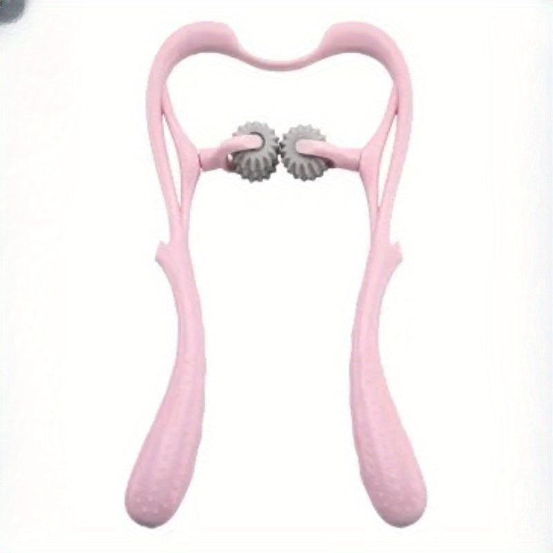 6 Rounds Cervical Spine Massager Clip - Manual Neck Waist Rotary Massage Tool