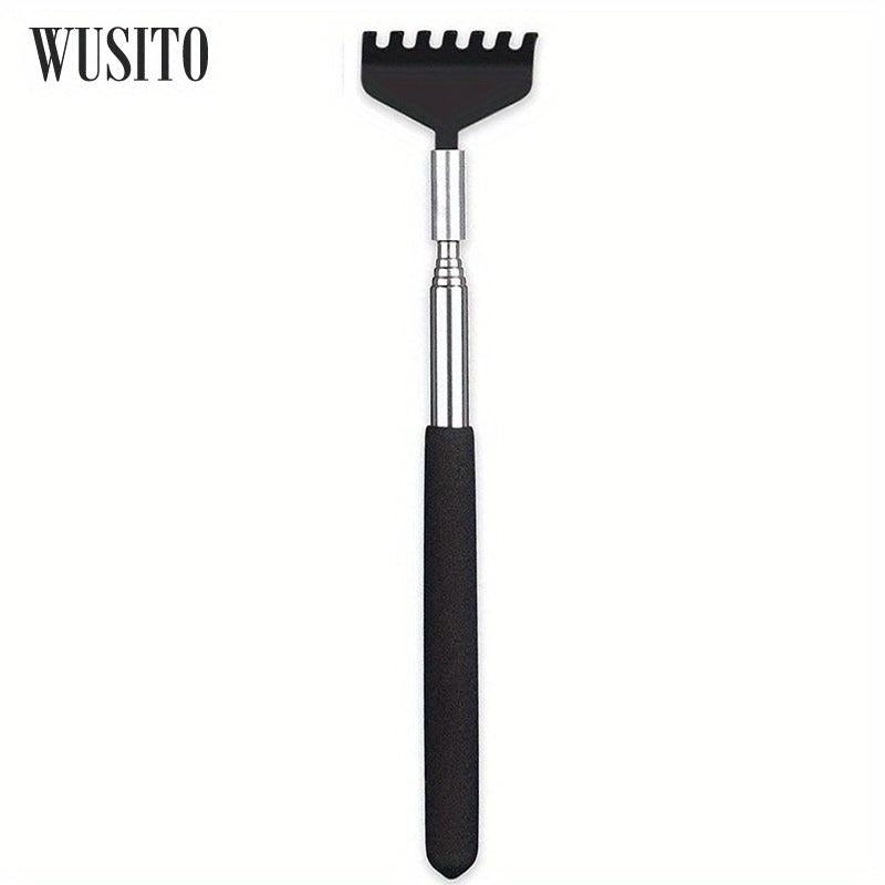 Telescoping Stainless Steel Back Scratcher with Gift Bag - Portable Massage Tool