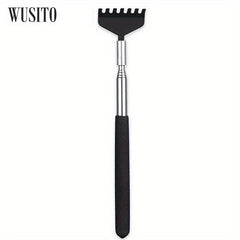 Telescoping Stainless Steel Back Scratcher with Gift Bag - Portable Massage Tool