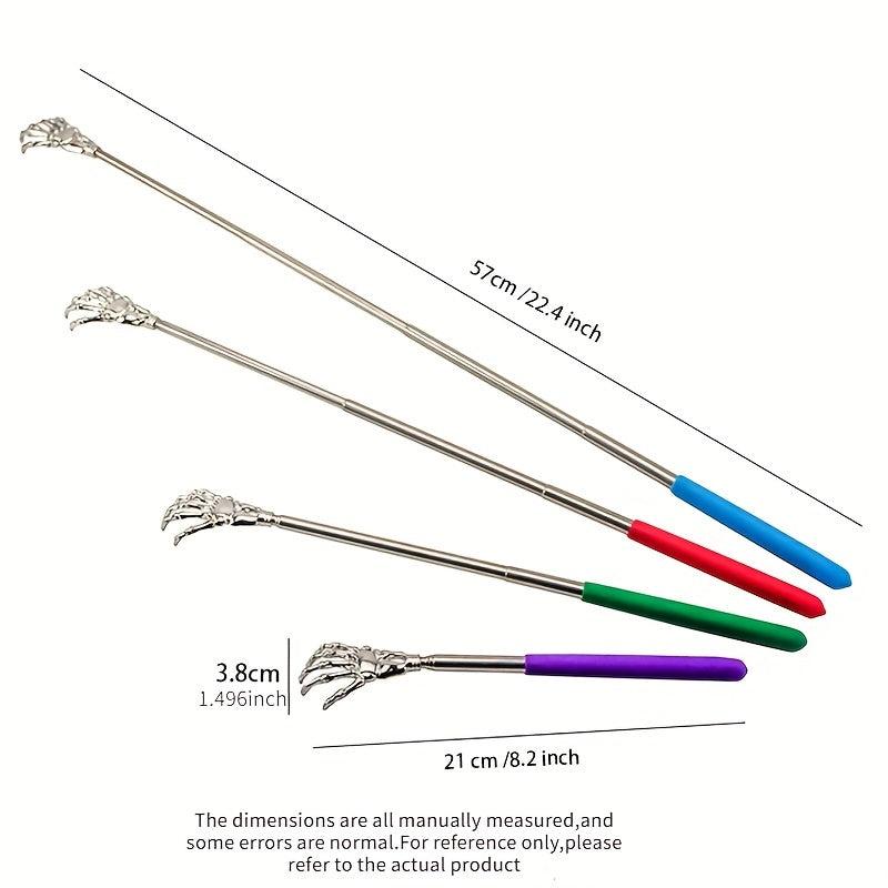 Telescopic Back Scraper Stainless Steel Massager Tool