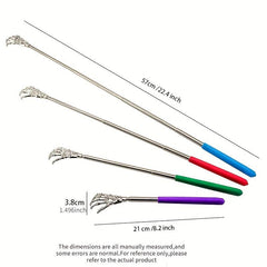 Telescopic Back Scraper Stainless Steel Massager Tool