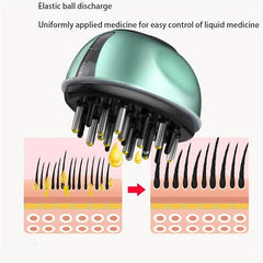 Roller Ball Guide Night Comb Mini Roller Ball Guide Comb Hair Growth