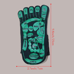 Acupressure Reflexology Socks Foot Massage 5 Toe Separate Socks