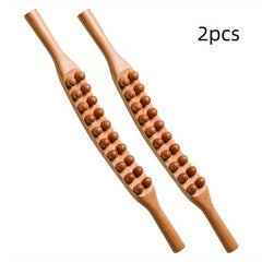 Wooden Massage Rolling Stick For Full Body Muscle Relaxation