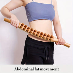 Wooden Massage Rolling Stick For Full Body Muscle Relaxation