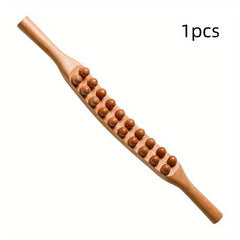 Wooden Massage Rolling Stick For Full Body Muscle Relaxation