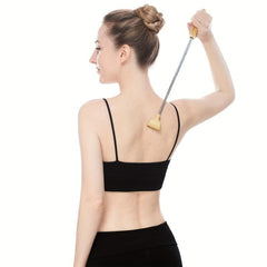 Bamboo Back Scratcher Retractable Long Handle Portable Scraper