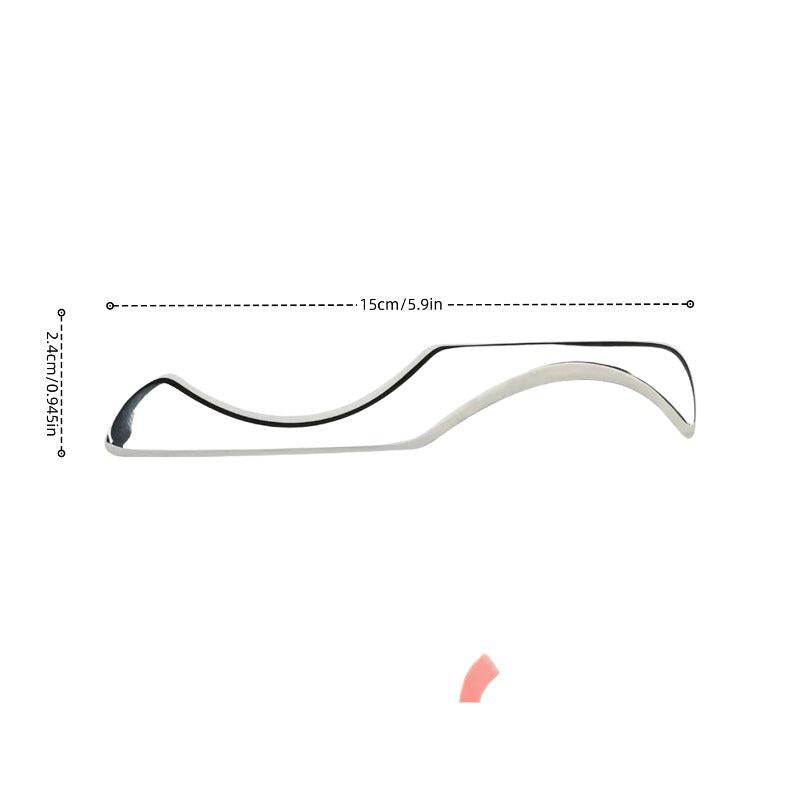 Stainless Steel Gua Sha Scraping Massage Tool IASTM S Shape
