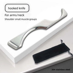 Stainless Steel Gua Sha Scraping Massage Tool IASTM S Shape