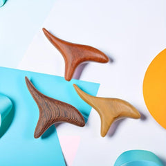 Deltoid Sparrow Massage Stick - Wooden Handle & Chicken Wing