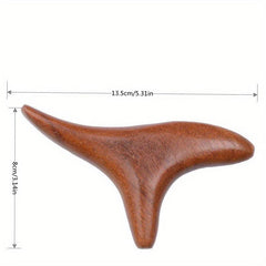 Deltoid Sparrow Massage Stick - Wooden Handle & Chicken Wing