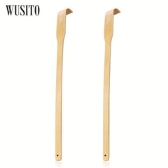 2pcs Long Handle Bamboo Back Scratcher Wooden Back Scratcher Gift