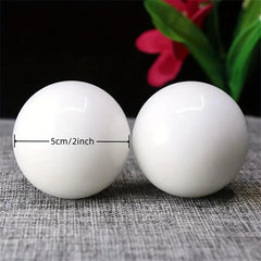 2 Inch Natural Jade Fitness Handball Quartz Ball Relaxation Massage Stone