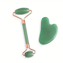 Jade Roller And Gua Sha Set Face Massager Kit