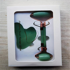 Jade Roller And Gua Sha Set Face Massager Kit