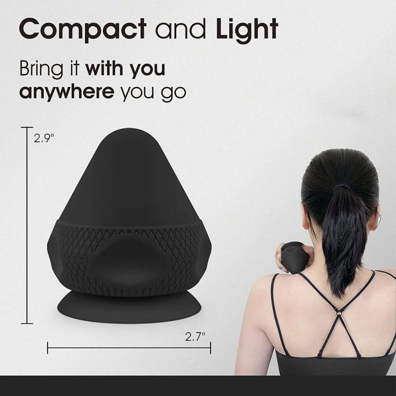 Massage Ball with Suction Cup for Muscle Pain Relief & Fitness