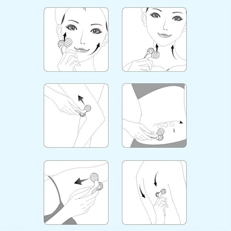 Beauty Face Massager Roller Reduce Puffiness Tighten Skin