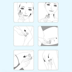 Beauty Face Massager Roller Reduce Puffiness Tighten Skin