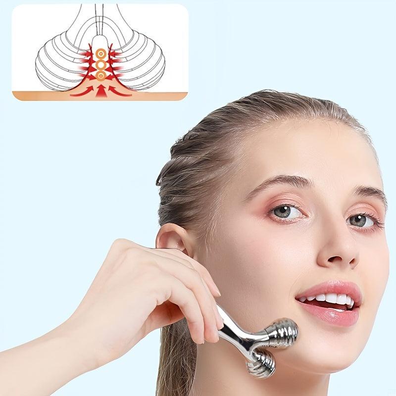 Beauty Face Massager Roller Reduce Puffiness Tighten Skin