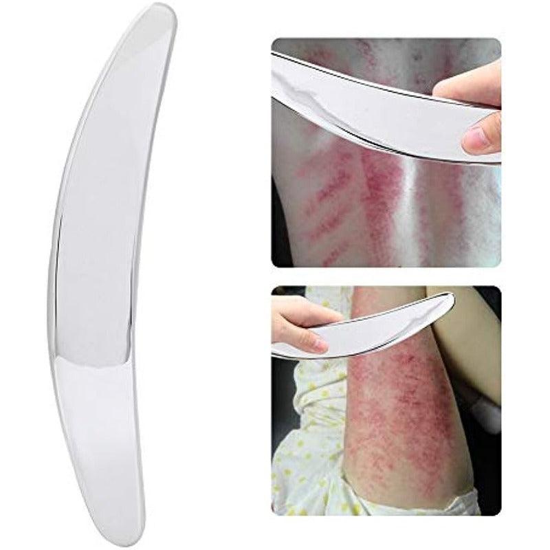Massage Gua Sha Plate Stainless Steel Body Scrapping Board