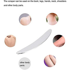 Massage Gua Sha Plate Stainless Steel Body Scrapping Board