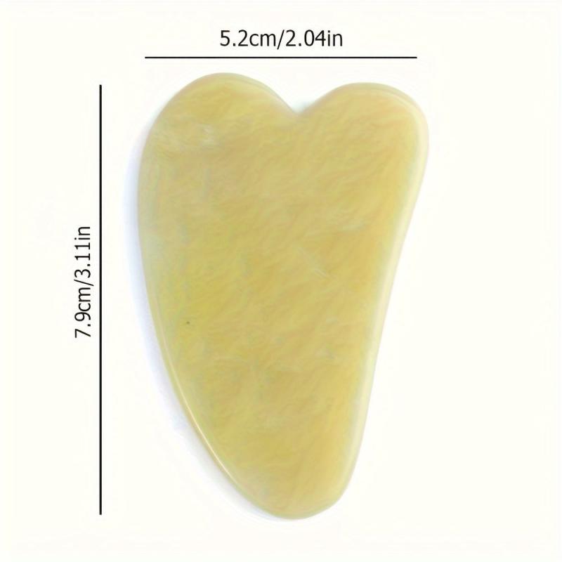 Natural Stone Jade Gouache Scraper Facial Gua Sha Tools Neck Massager