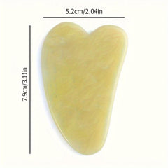 Natural Stone Jade Gouache Scraper Facial Gua Sha Tools Neck Massager