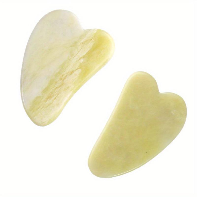 Natural Stone Jade Gouache Scraper Facial Gua Sha Tools Neck Massager