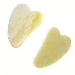 Natural Stone Jade Gouache Scraper Facial Gua Sha Tools Neck Massager