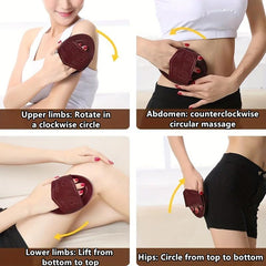 3pcs Plastic Massage Brushes Manual Massagers for Head Neck Legs Whole Body