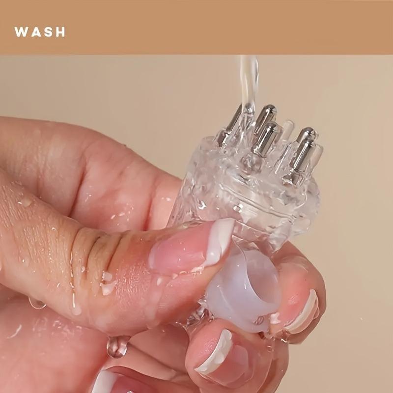 Head Manual Massage Comb Roller Ball Applicator