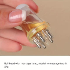 Head Manual Massage Comb Roller Ball Applicator