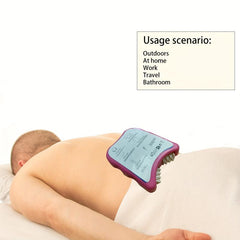 Manual 6-Wheel Back Massager for Home and Outdoor Use