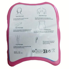 Manual 6-Wheel Back Massager for Home and Outdoor Use