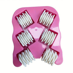 Manual 6-Wheel Back Massager for Home and Outdoor Use