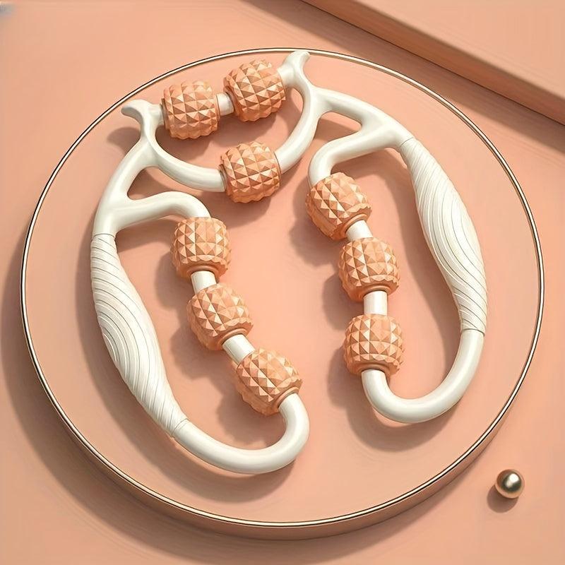 Leg & Calf Massage Roller Foam Clip for Stretching - Relaxation & Massage