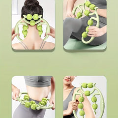 Leg & Calf Massage Roller Foam Clip for Stretching - Relaxation & Massage