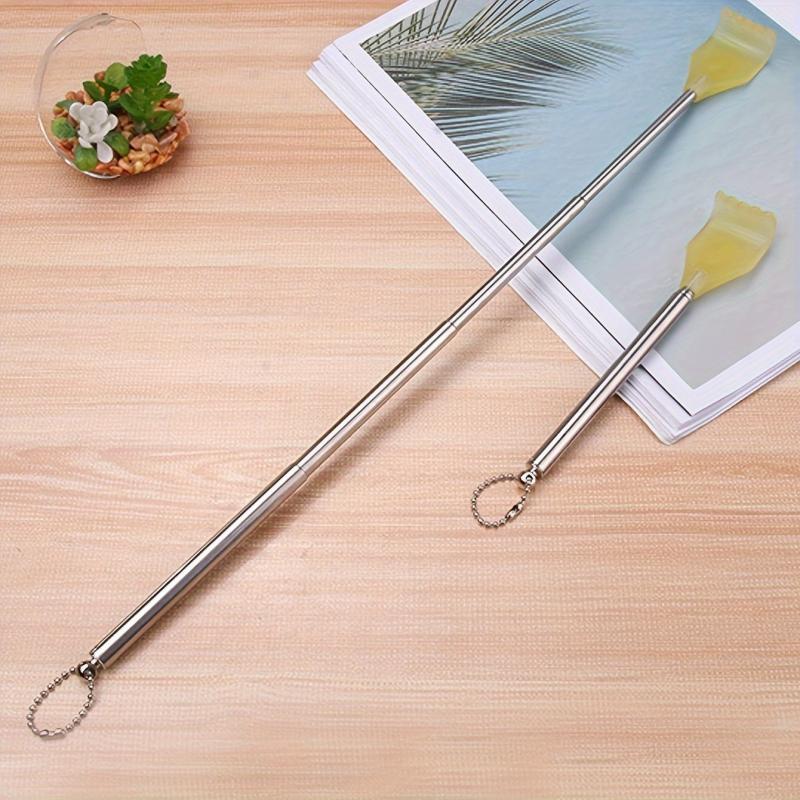 2pcs Extendable Back Scratcher Stainless Steel Telescopic Claw Massager